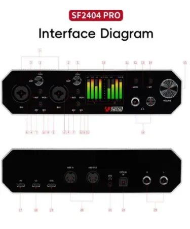 Audio-Interface-Sound-Simplefly-Card-USB-LCD-SF2404-Pro-Hight-Quality-1.3