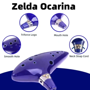 Seruling Suling Ocarina 12 Lubang Hole Alto Key C Legend Of Zelda Flute 1.4