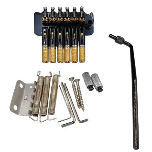 Bridge-Gitar-Guitar-Elektrik-Electric-Headless-6-String-W-003-6-Black