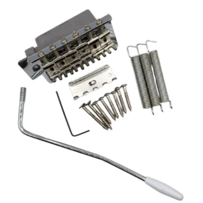 Bridge Tremolo Gitar Elektrik Stratocaster FENDER Semi Updown Chrome - Image 2
