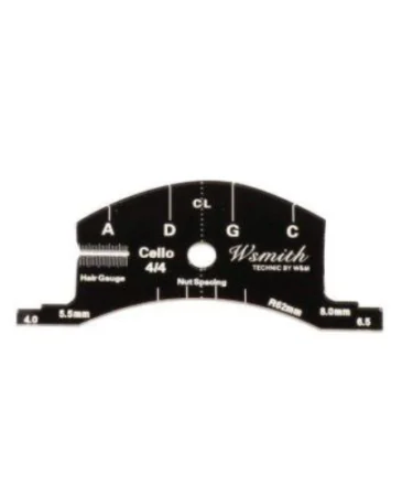 Cetakan Mold Template Repair Bridge Cello 4/4 1