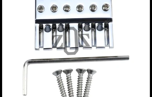 Nut-Locking-Gitar-Guitar-Elektrik-Headless-6-String-WH-001-6-Chrome