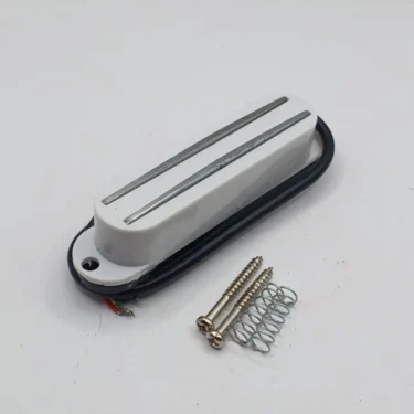 Pickup-Gitar-Elektrik-Tunggal-Single-Coil-Hot-Rails-Twin-Blade-White