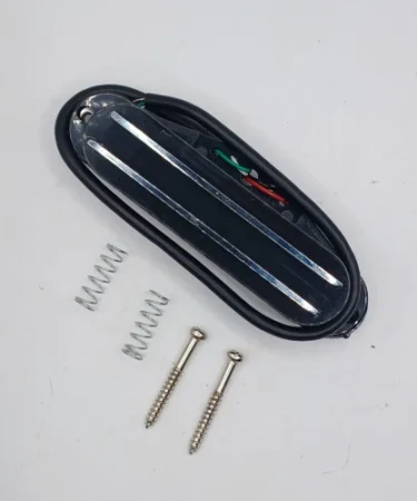 Pickup-Gitar-Tunggal-Single-Coil-Double-Hot-Rail-Twin-Blade-Black