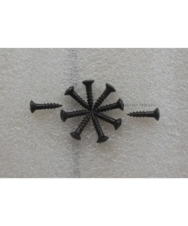 Screw Sekrup Skrup Baut Pickguard D1 10Pcs Black 1