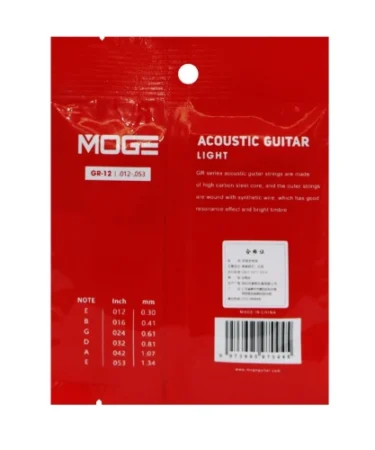 Senar String Gitar Guitar Akustik Acoustic Moge 1253 GR12 1
