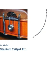 Tailgut-Tailpiece-Biola-Viola-Violin-Stradpet-Titanium-Pro