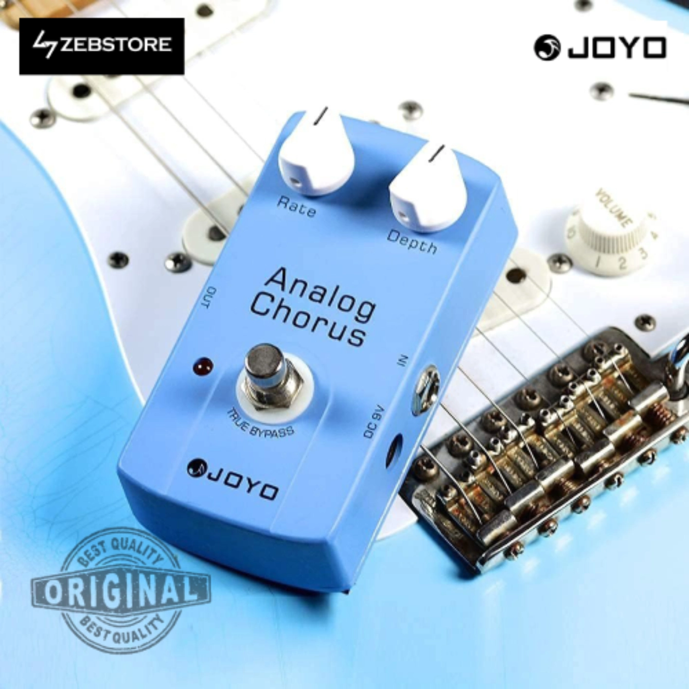Effect-Pedal-Stompbox-JOYO-JF-37-Analog-Chorus