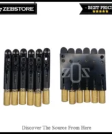 Bridge Gitar Guitar Elektrik Electric Headless 6 String W-001-6 BK Gold