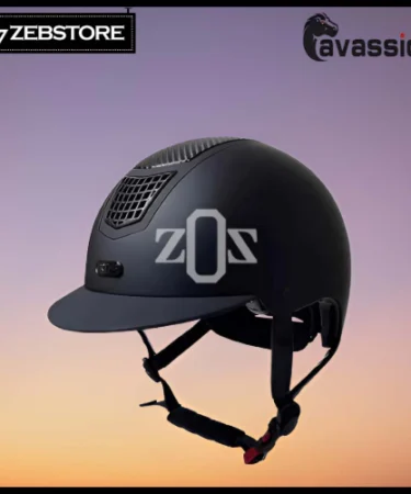 Helm Helmet RIF Grid Stars Horse Riding Berkuda Equestrian HH21 Black