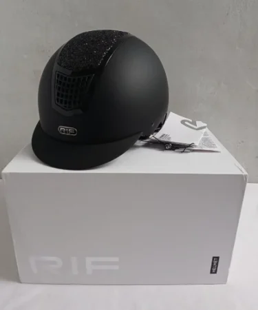 Helm-Helmet-RIF-Grid-Stars-Horse-Riding-Berkuda-Equestrian-HH21-Black-1.1