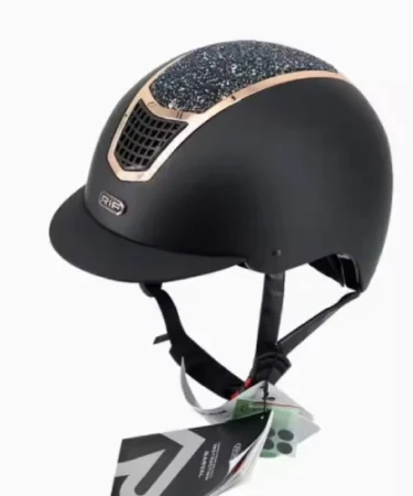 Helm-Helmet-RIF-Grid-Stars-Horse-Riding-Berkuda-Equestrian-HH21-Gold-1.1
