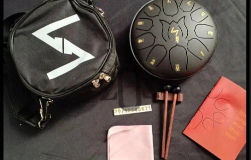 Drum Perkusi Tongue Mini Hang Handpan Steel 11 Tone 6 Inch