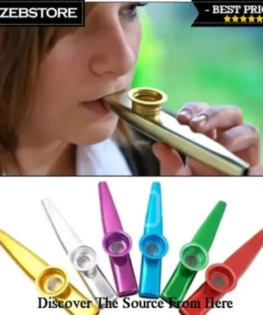 Kazoo-Alat-Musik-Tiup-Flute-Metal-Aluminium