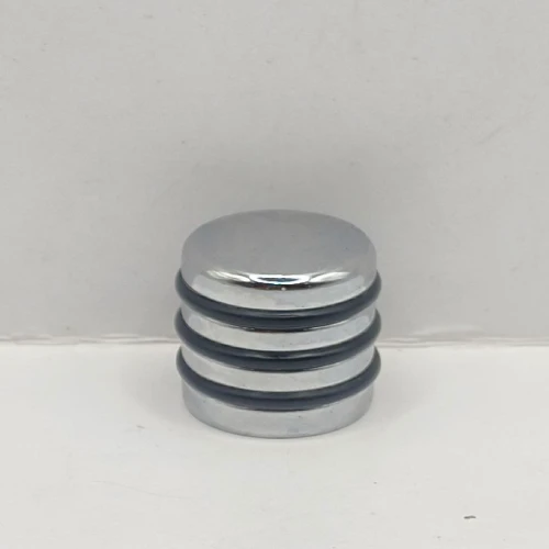 Knob Gitar Metal Strip Rubber Chrome - Image 2