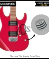 Knob-Gitar-Metal-Strip-Rubber-Chrome