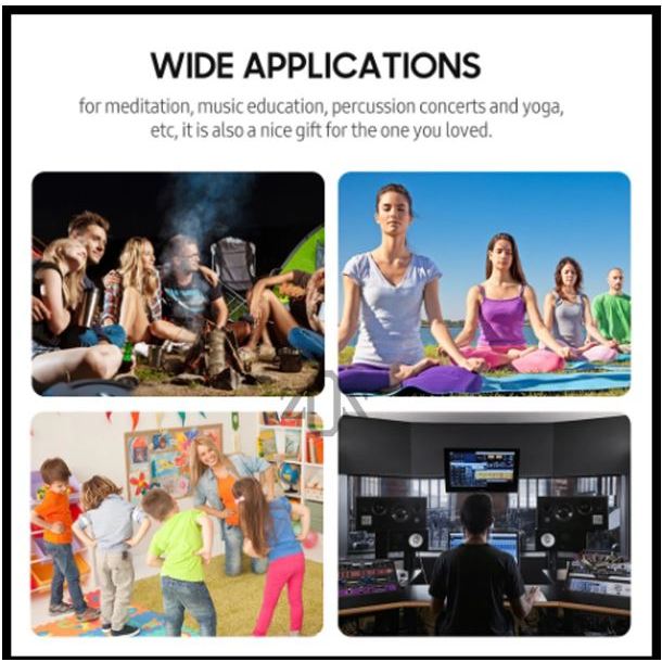 Drum Tongue Mini Hang Handpan Perkusi Carbon Steel 3 Inch 6 Nada Tone - Image 7