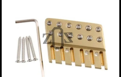 Nut-Locking-Gitar-Guitar-Elektrik-Headless-6-String-WH-001-6-Gold