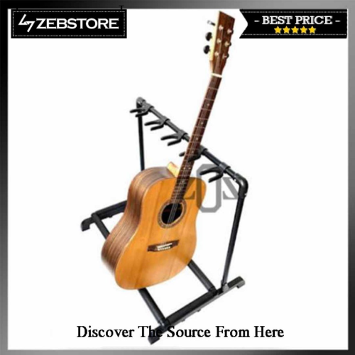 Stand Rak Rack Dudukan Holder Multiple Gitar Guitar Bass Isi 5
