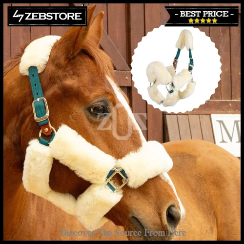 Tali-Kekang-Halter-Kuda-Horse-Riding-Equestrian-Fleece-Horseworld-150