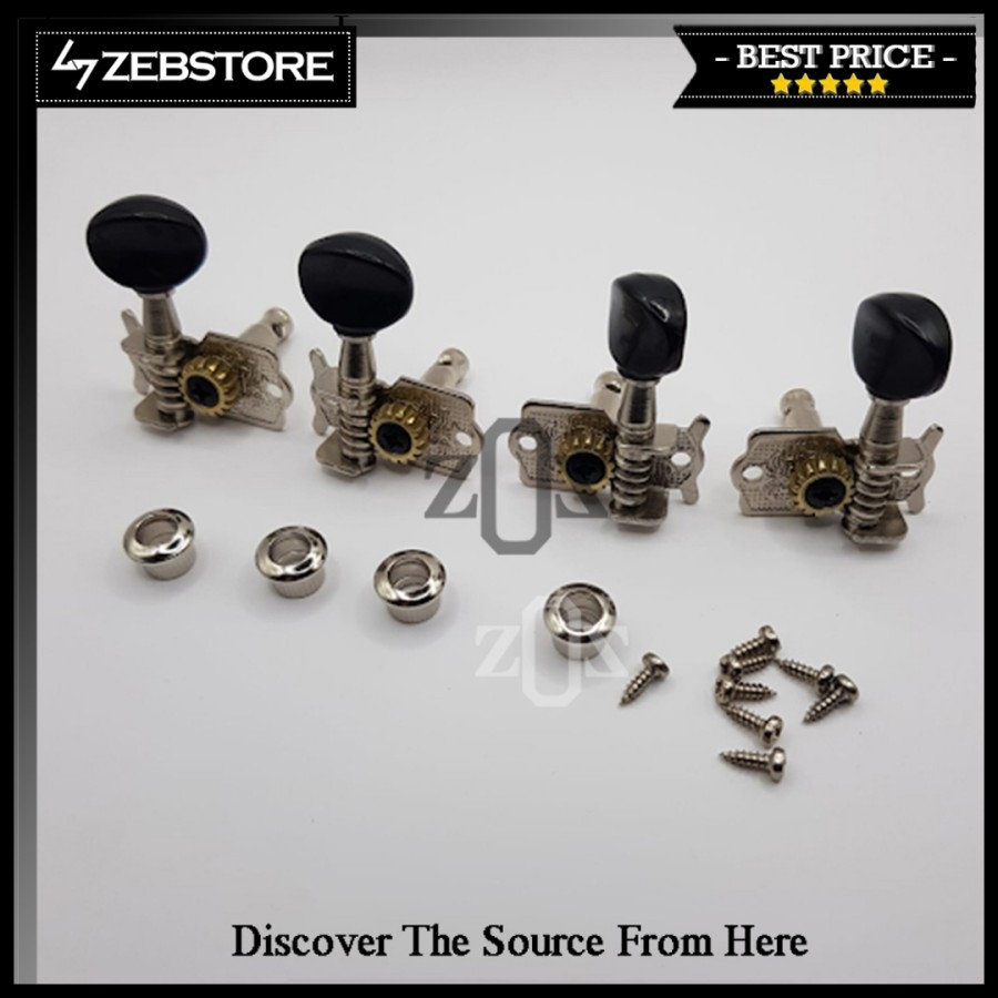 Dryer Tuning Machine Pemutar Senar Classic Ukulele 2R 2L Moboduck