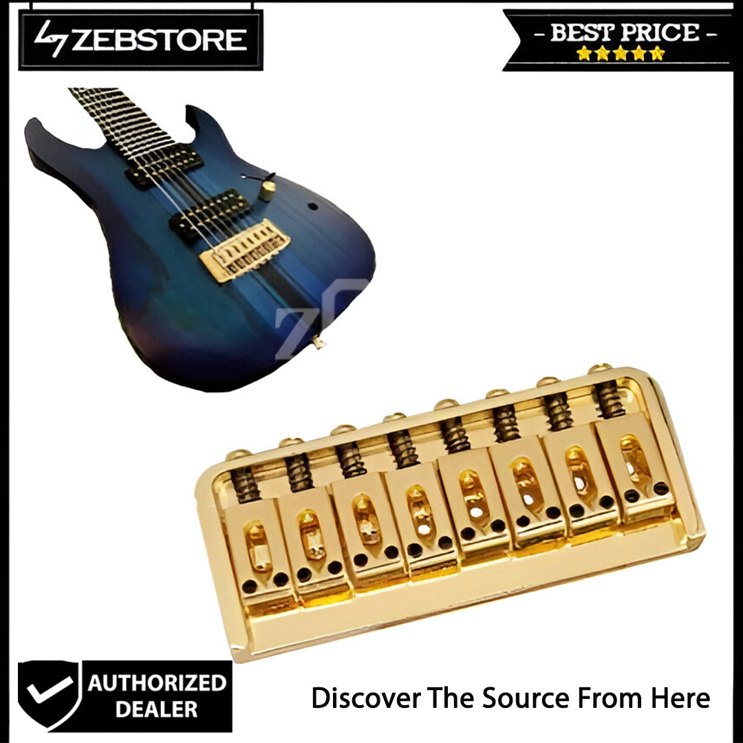 Bridge Gitar Elektrik Electric Gold D1 8 Saddle String Gold