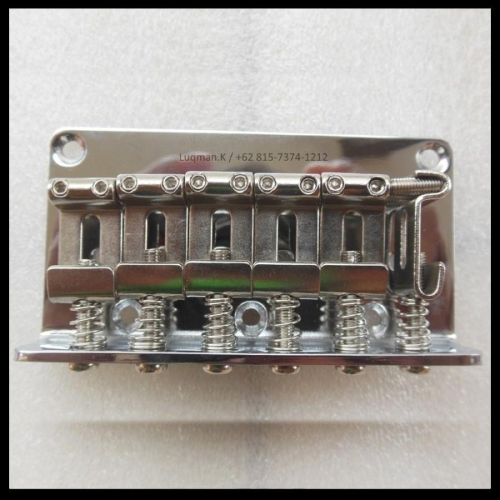 Bridge-Gitar-Elektrik-Electric-Fender-Fixed-6-Saddle-String-Chrome-1.3