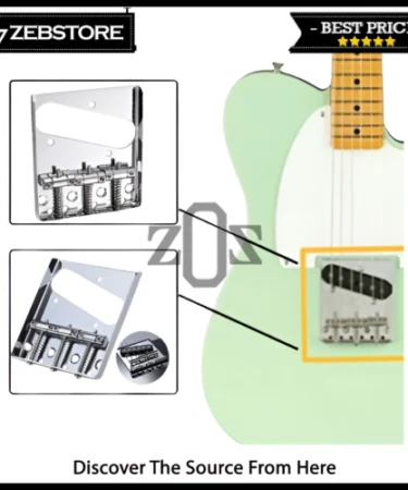 Bridge Gitar Elektrik Electric Telecaster Vintage 3 Saddle Chrome