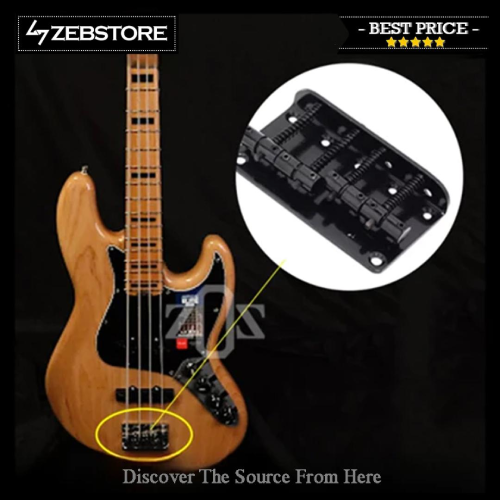 Bridge Jazz Bass Elektrik Electric 4 String Black