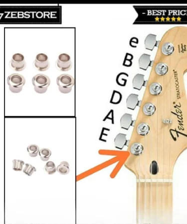 Bushing Mur Dryer Gitar Elektrik Akustik Putaran Senar Vintage Set Chrome
