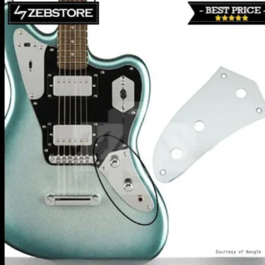 Control Plate Potensio Guitar Fender Jaguar Chrome