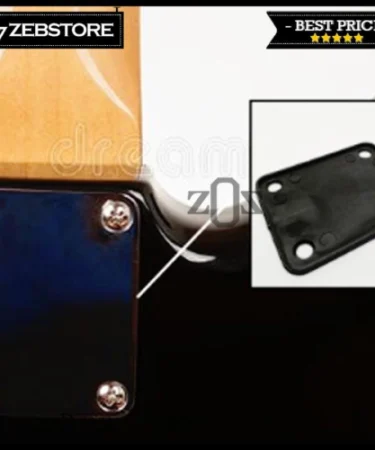 Cover Neck Joint Plate NJP Black Fiber Bottom