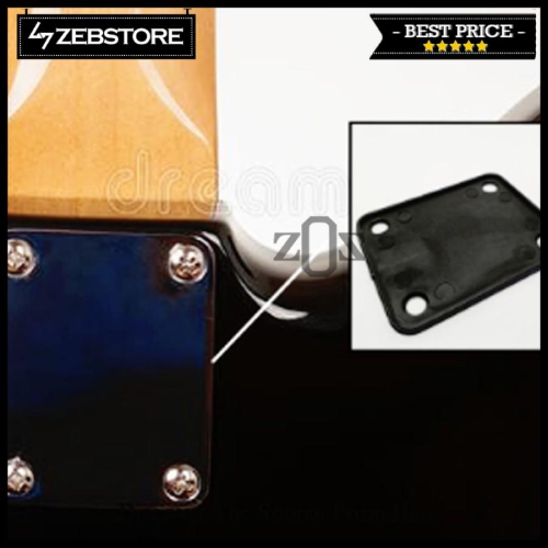 Cover Neck Joint Plate NJP Black Fiber Bottom