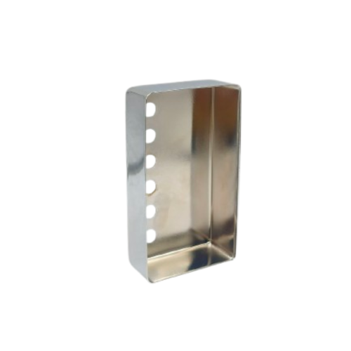 Cover Tutup Pelindung Pickup Humbucker Coil 6 Holes Metal Chrome - Image 3