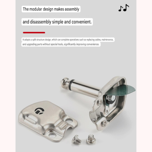 Jack Plug Connector Right Angle Rean Neutrik RP2RCF Pancake 6.35mm Mono - Image 5