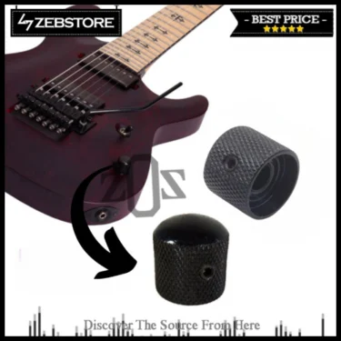 Knob Metal Locking Black