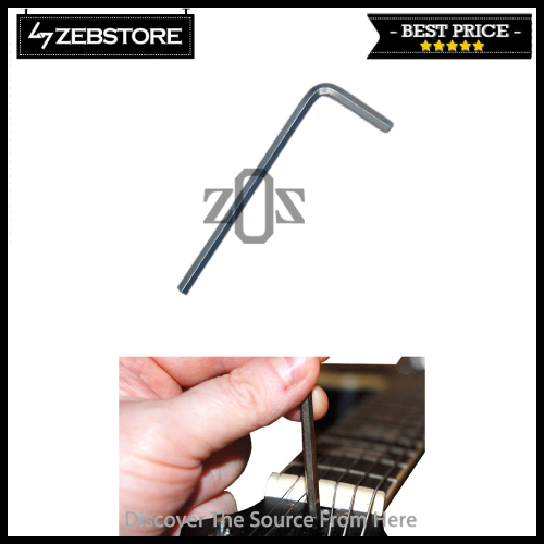 Kunci L Wrench Besi Truss Rod Trussrod Pelurus Neck Gitar Tool