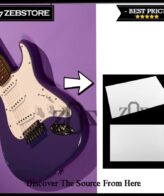 Bahan Material Pickguard Pelindung Body Gitar M00410-1 White PHP 3 Ply