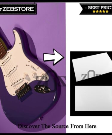 Bahan Material Pickguard Pelindung Body Gitar M00410-1 White PHP 3 Ply