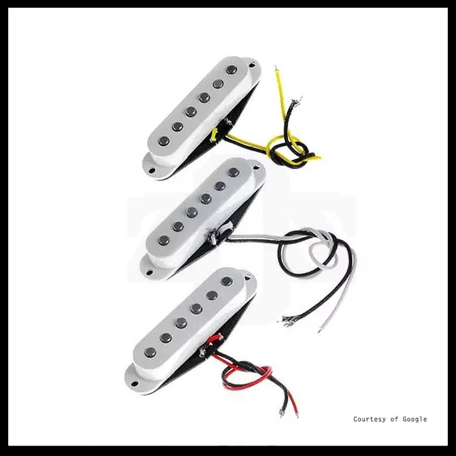 Pickup Gitar Single Coil Jinwoo White - Image 2