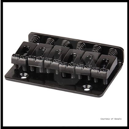 Bridge Gitar Elektrik Electric Gold D1 8 Saddle String Gold - Image 4