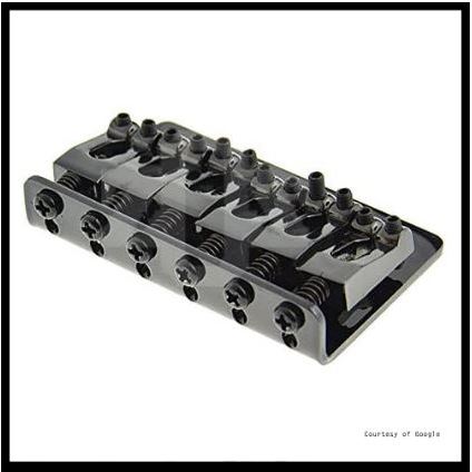 Bridge Gitar Elektrik Electric Gold D1 8 Saddle String Gold - Image 3