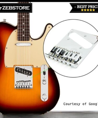 Features six saddles that are fully adjustable for string height, radius and intonation. -It is a heavier bridge with a solid brass base plate and an allen adjustable brass saddle.