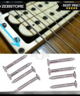 Sekrup Screw Mounting Frame Y-3 Chrome 8Pcs Gitar Guitar Electric