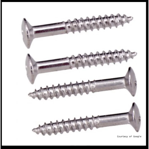 Sekrup Screw Mounting Frame Y-3 Chrome 8Pcs Gitar Guitar Electric - Image 3