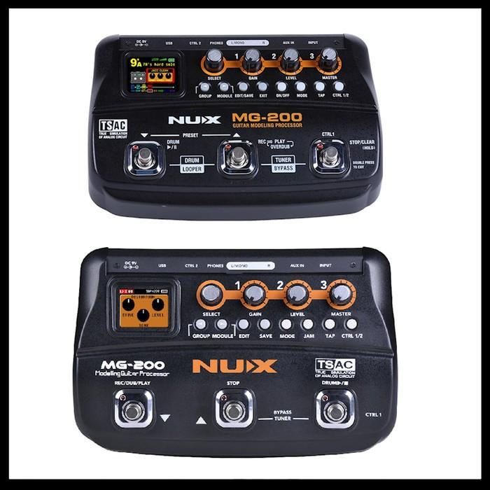 Multi Effect Pedal Stompbox NUX MG200 Modeling Guitar Processor - Image 5