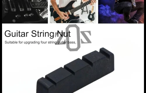 Nut Bass Plastic 4 String 43mm Black