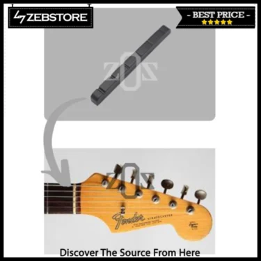 Nut Gitar Elektrik Electric Stratocaster 6 String 4,2cm Black