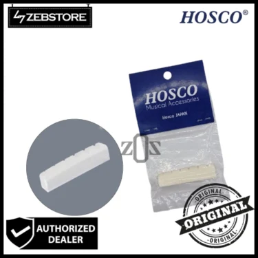 Nut Shaped Slotted Tulang Bone Hosco HSB-NM1 Acoustic 6 Strings 43mm