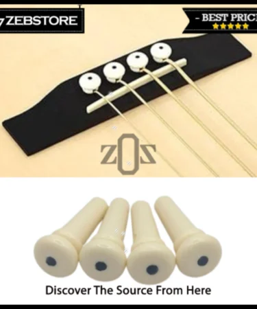 Paku Gitar Pin Bridge Bass Ivory 4 pcs